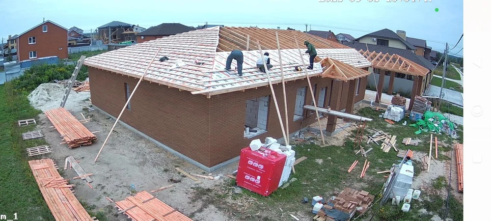 Классические дома из газобетона и кирпича